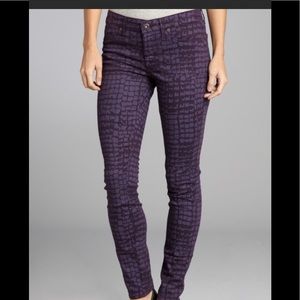 Rich & Skinny Purple giraffe print Jeans 28